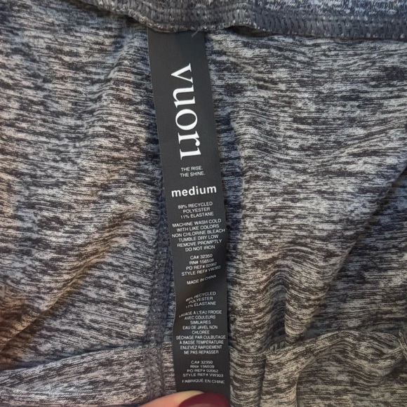 NWT Vuori Halo Performance Joggers Heather Gray Knit Women’s Size Medium - Picture 3 of 11
